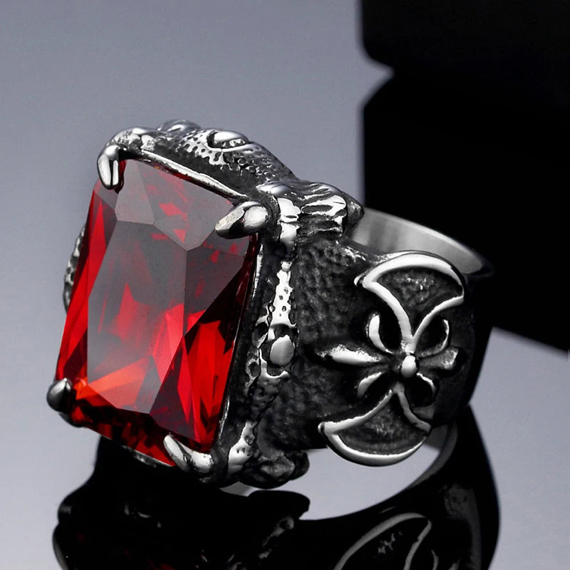 Vesper Claw gothic ring