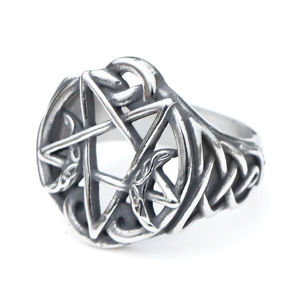 Veilbound pentagram Ring