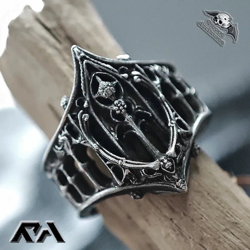 Cathedra Noir Adjustable ring
