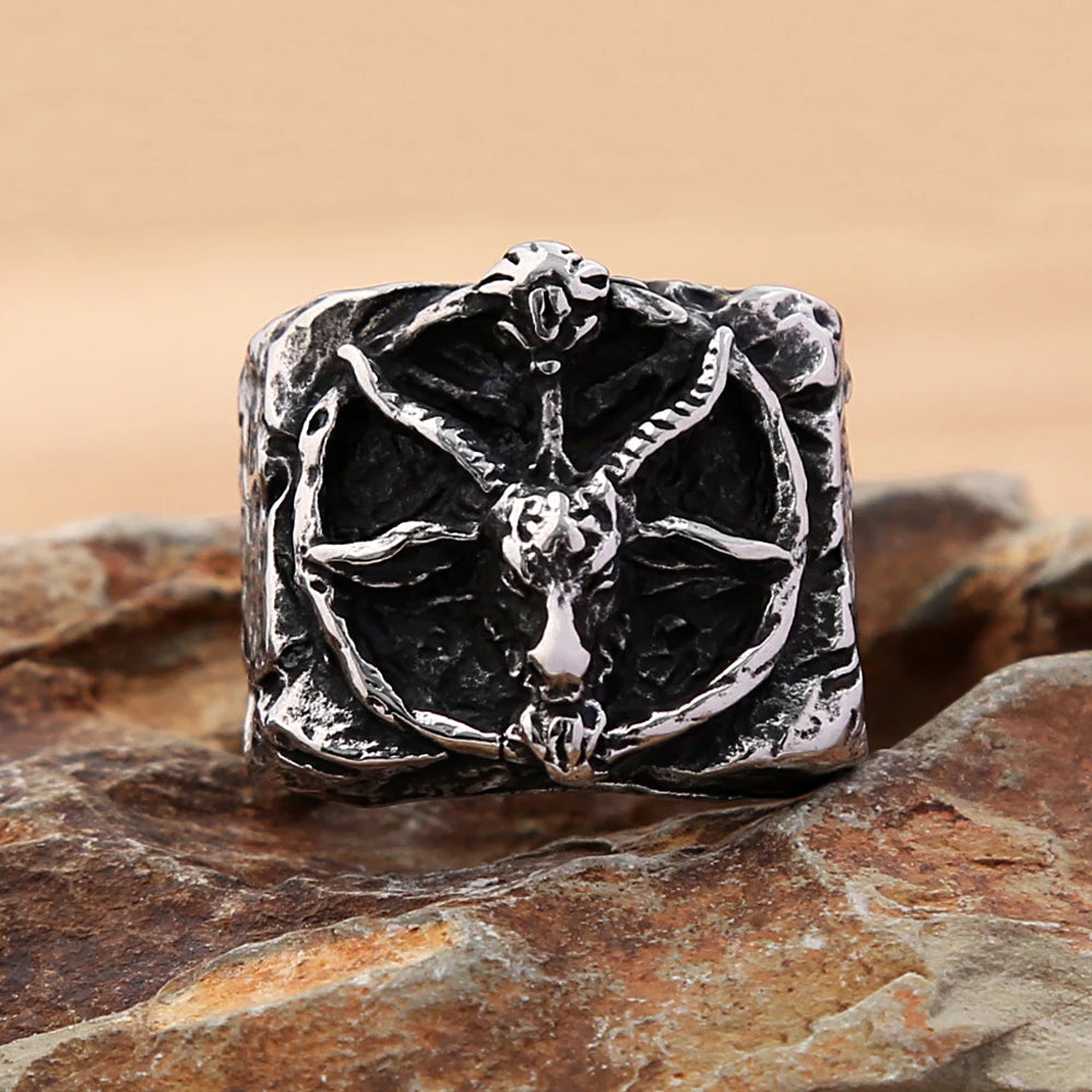 Satan gothic Ring