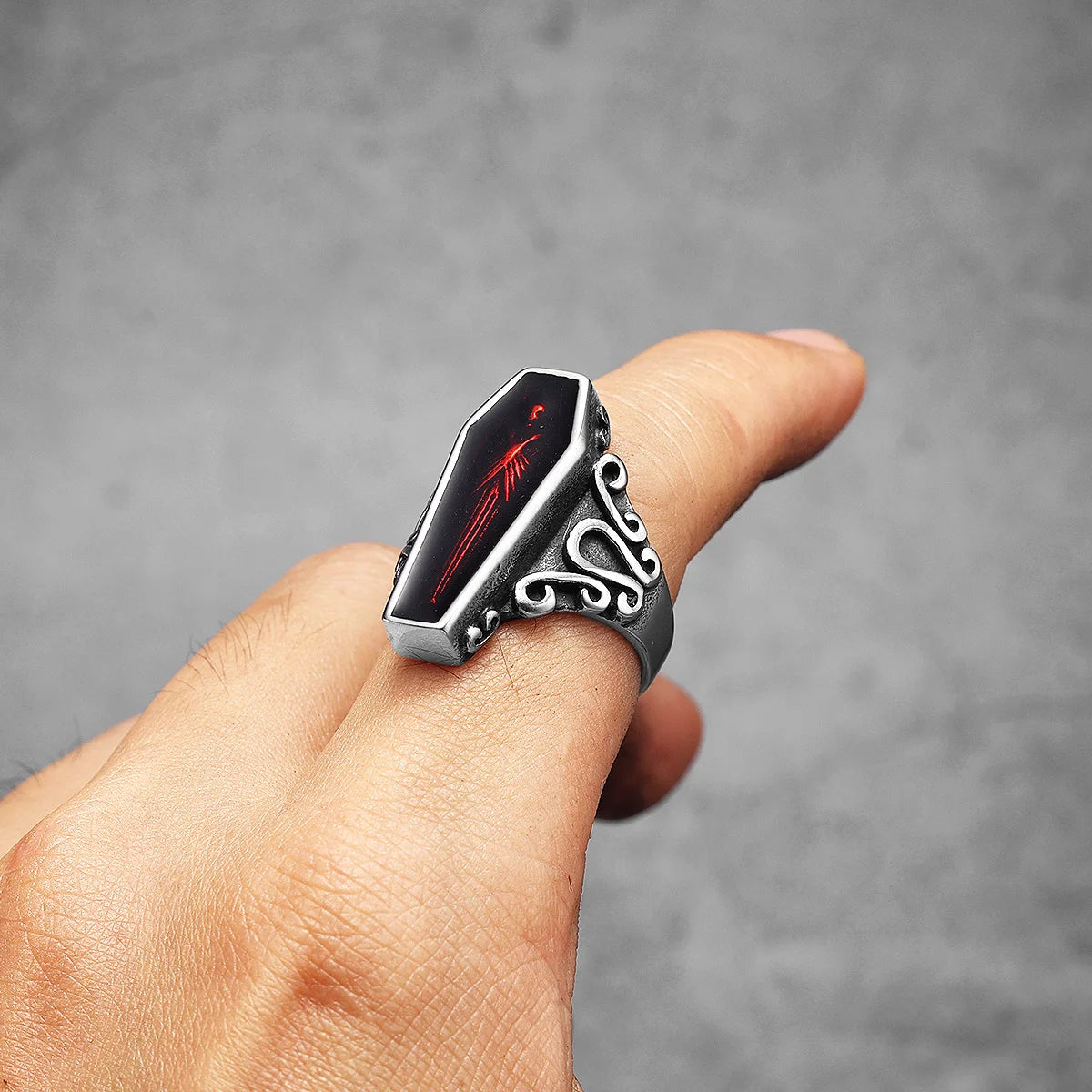 Sanguis Coffin Rings
