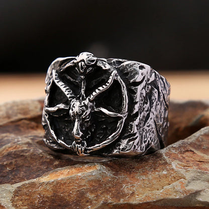 Satan gothic Ring