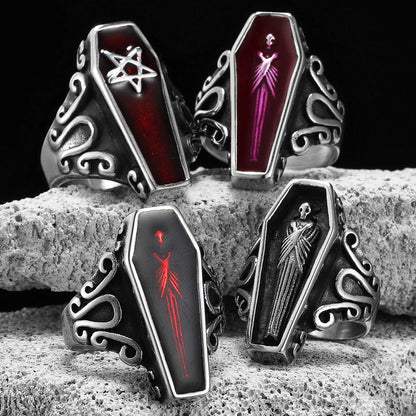 Sanguis Coffin Rings