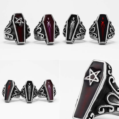 Sanguis Coffin Rings