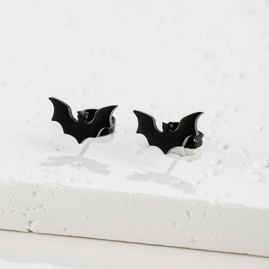 Gothic Vampire Bat Minimalist Earring