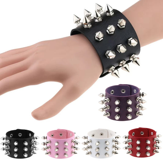 Punk Rock Band Rivet Bracelet