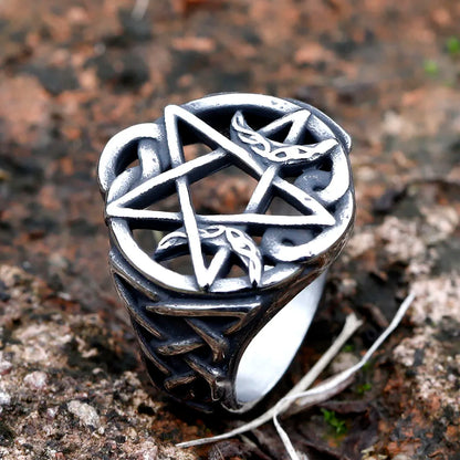 Veilbound pentagram Ring