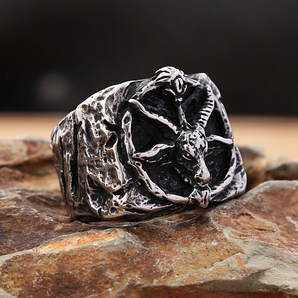 Satan gothic Ring