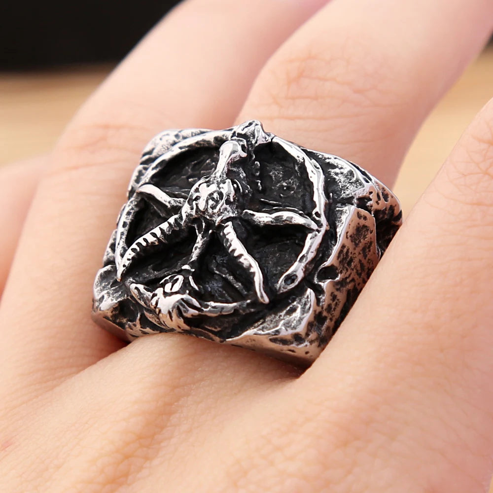 Satan gothic Ring