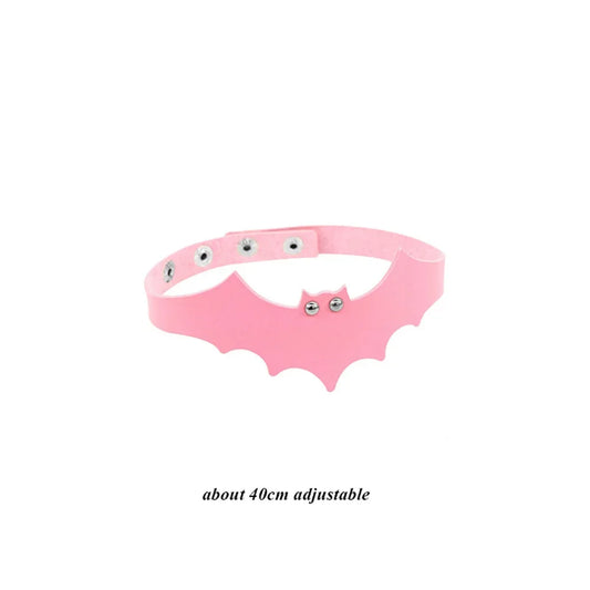 Pink Bat choker