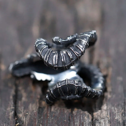 Baphomet Carved ring