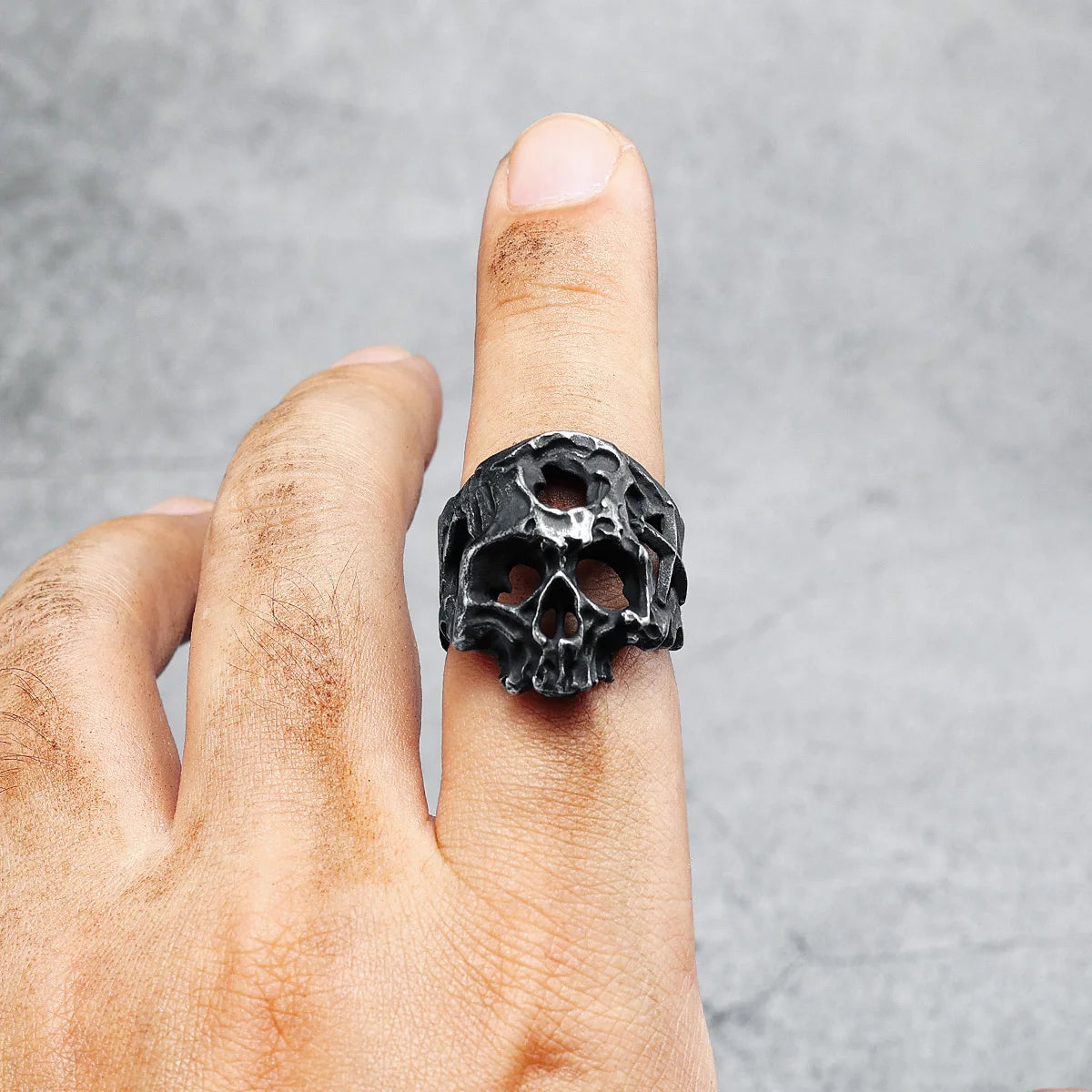 Sanctum Noire Skull ring