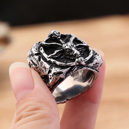 Satan gothic Ring