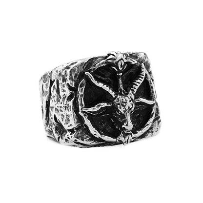 Satan gothic Ring